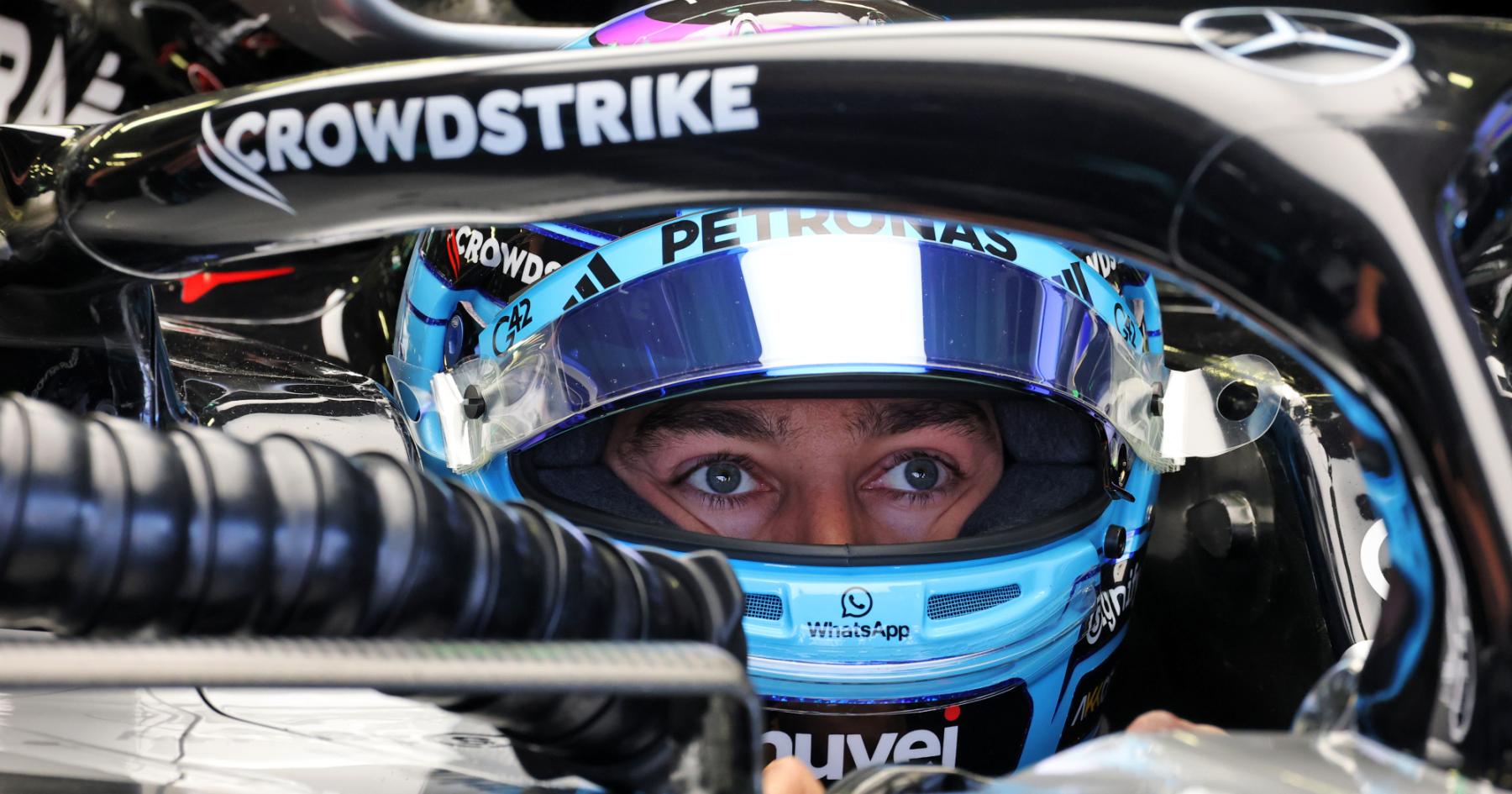 George Russell issues Mercedes instruction after Mexico team order drama