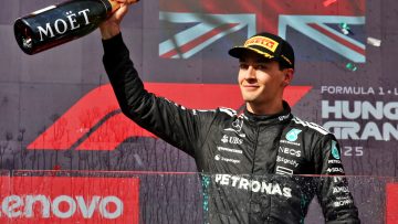 George Russell boosted by joke solution to Mercedes contract dilemma