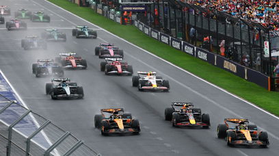 Australia race start wet