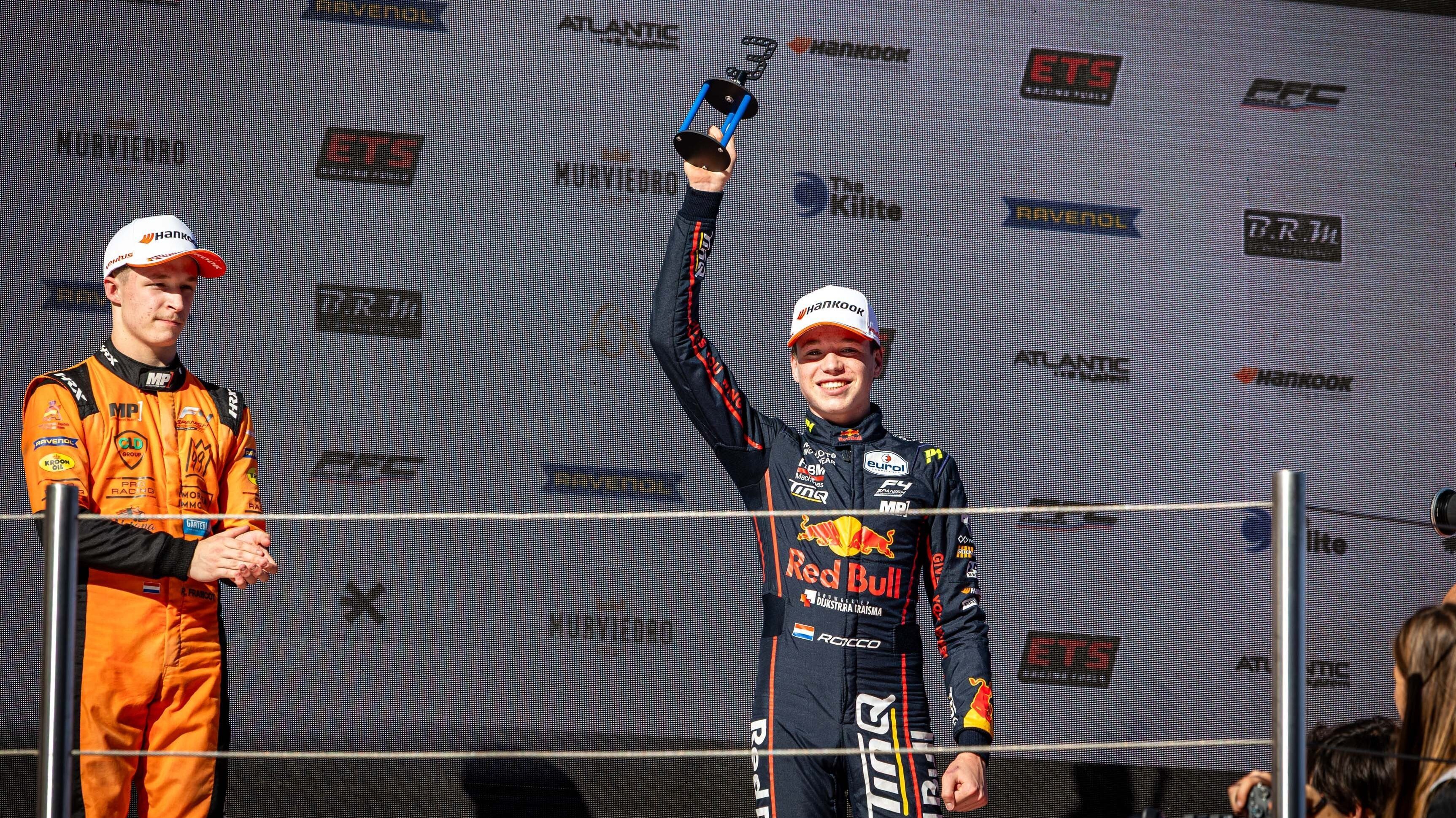 Rocco Coronel podium Spanish F4