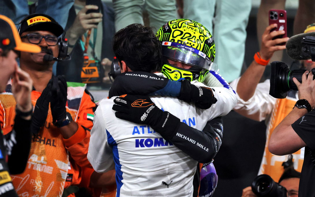 Sainz Norris Abu Dhabi