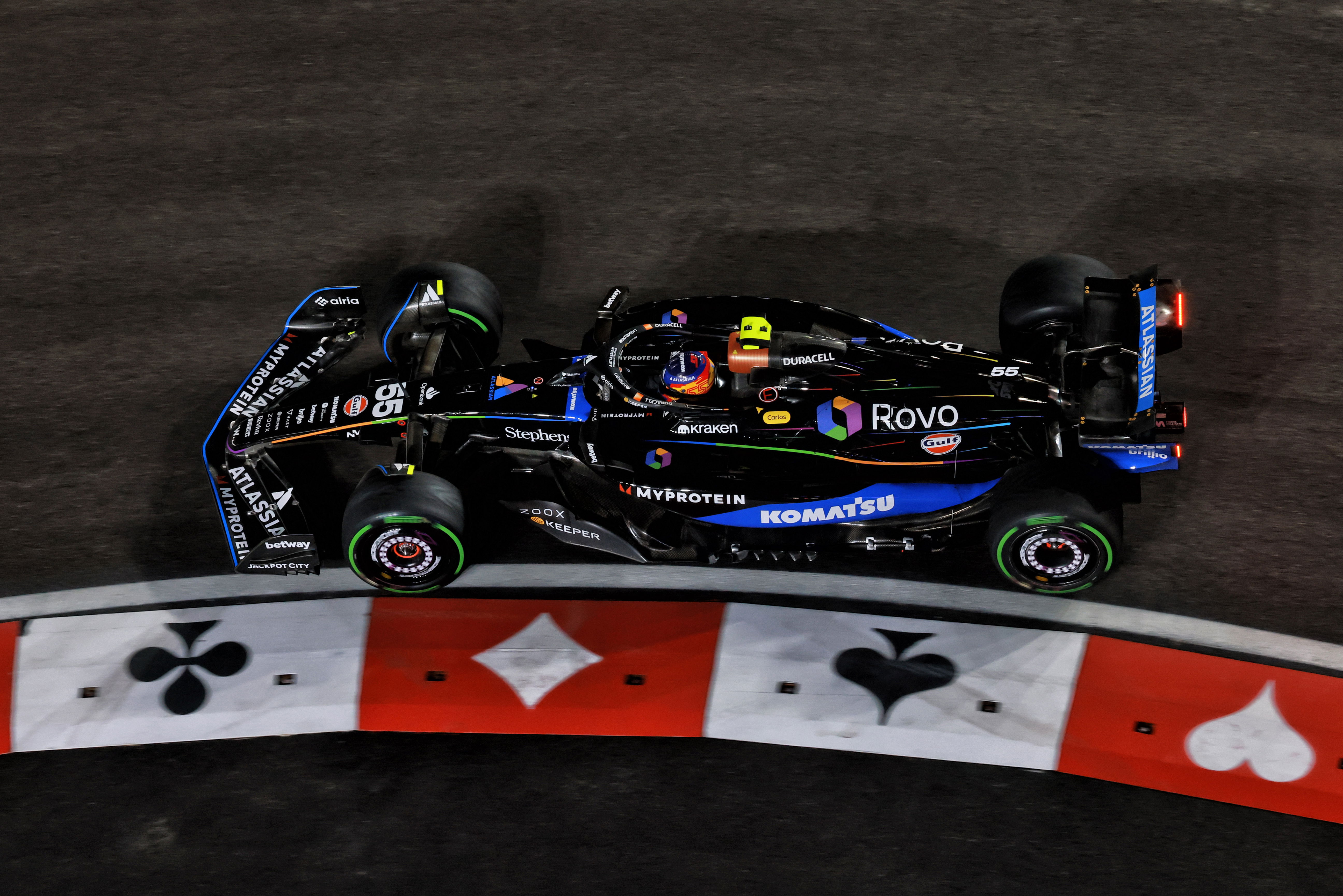 Sainz quali Las Vegas