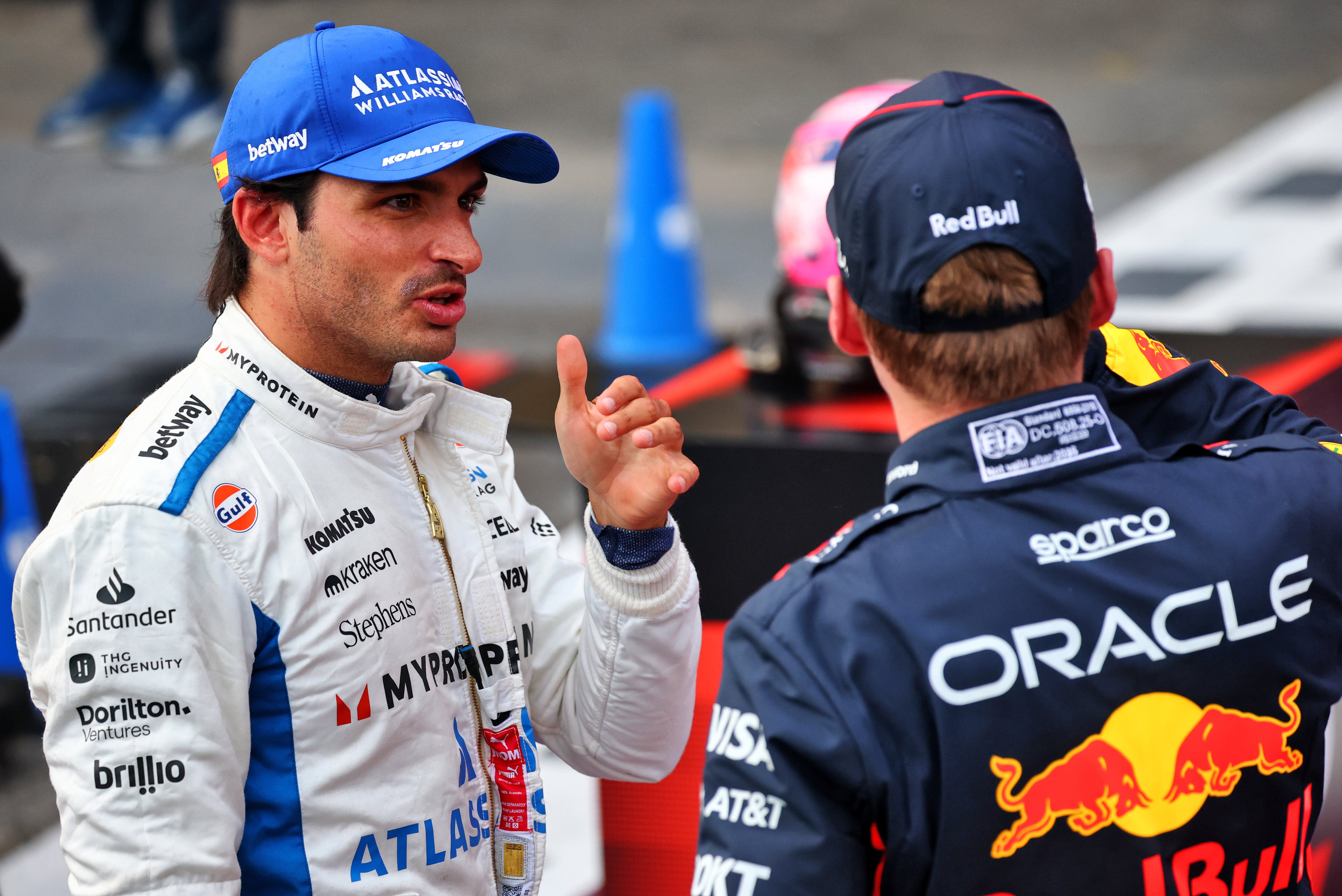 Sainz Verstappen Quali Baku