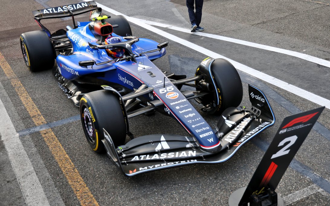 Sainz P2 Baku Quali