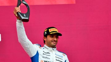 Sainz trots na eerste podiumplaats voor Williams: "Dit is mijn levensproject"