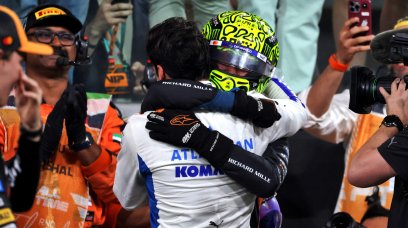 Sainz Norris Abu Dhabi