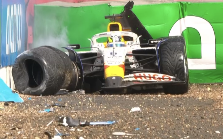 Hadjar crash Silverstone