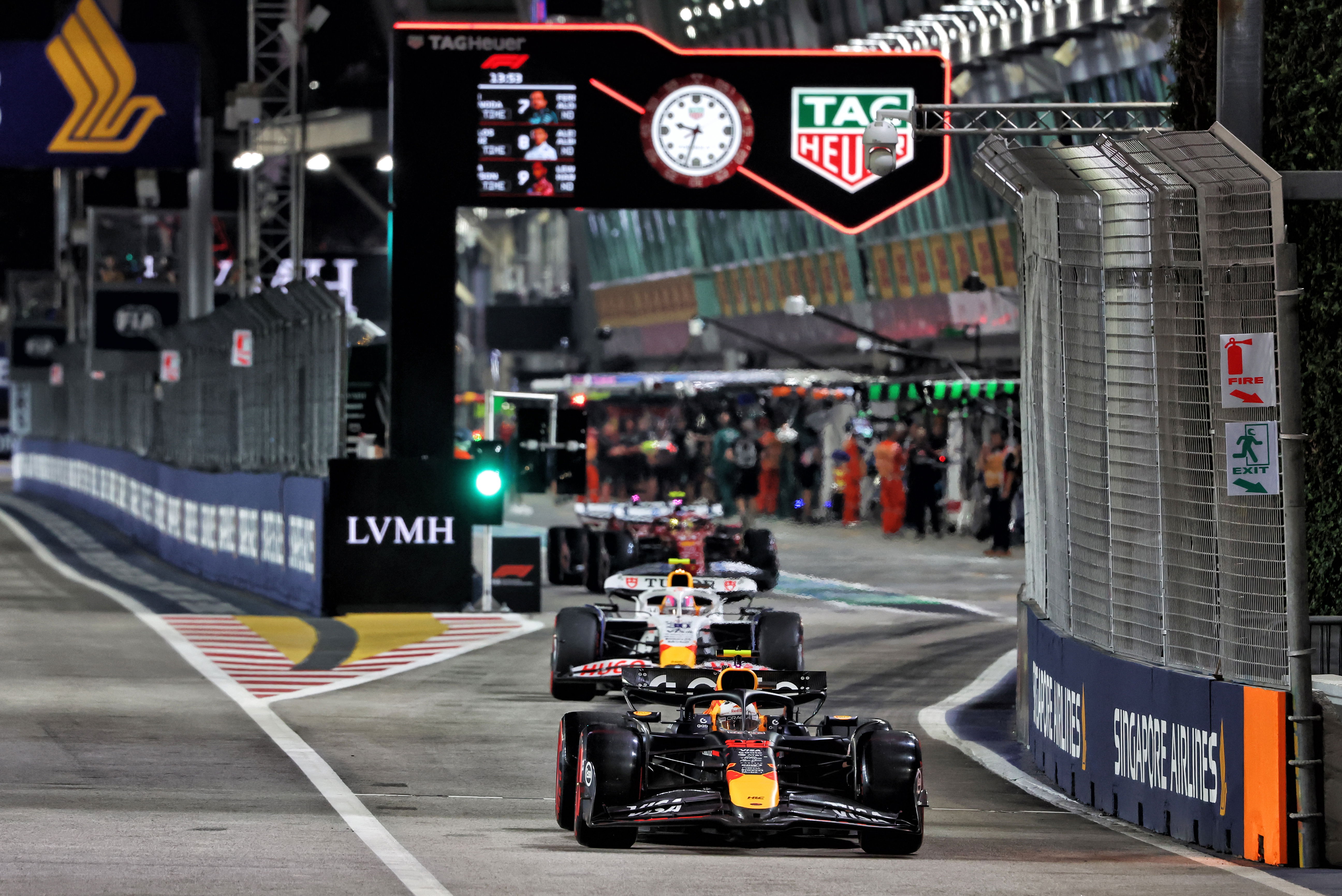 Singapore pit lane