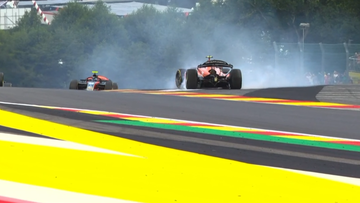 Verschoor met schrik vrij in hachelijk moment Eau Rouge