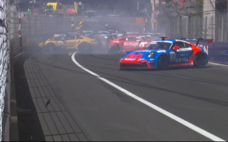 Startcrash Porsche Supercup Monaco