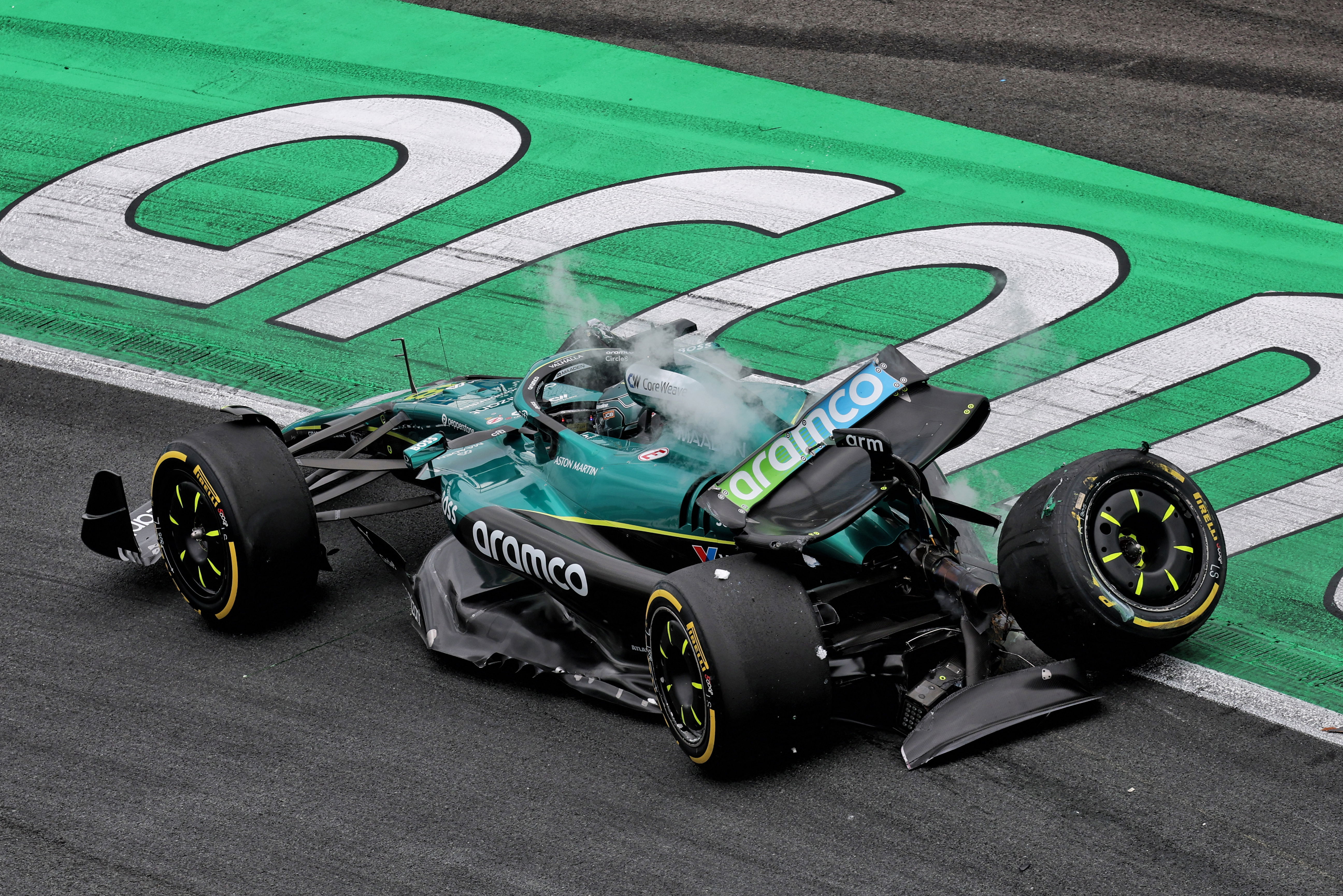 Stroll crash Zandvoort FP2