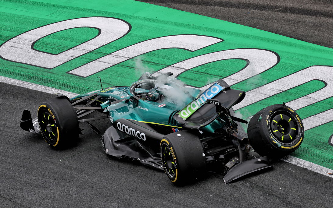 Stroll crash Zandvoort FP2