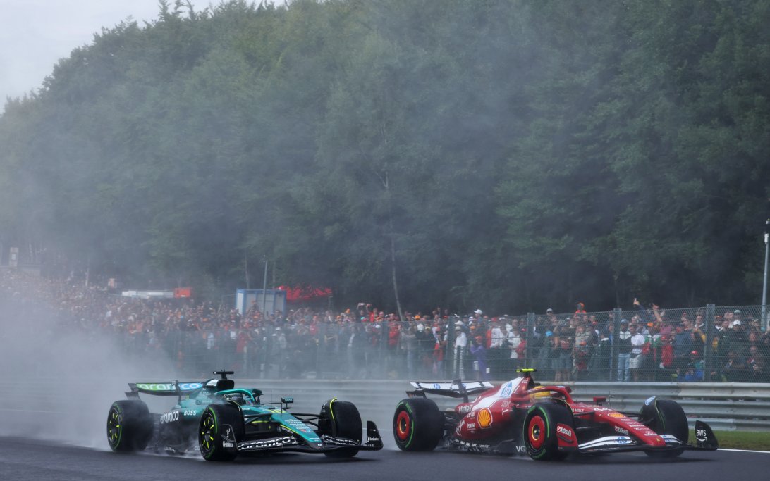 Stroll Belgium race