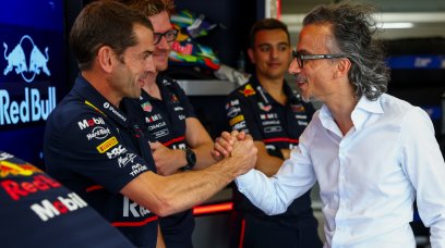 Mekies eerste dag Red Bull