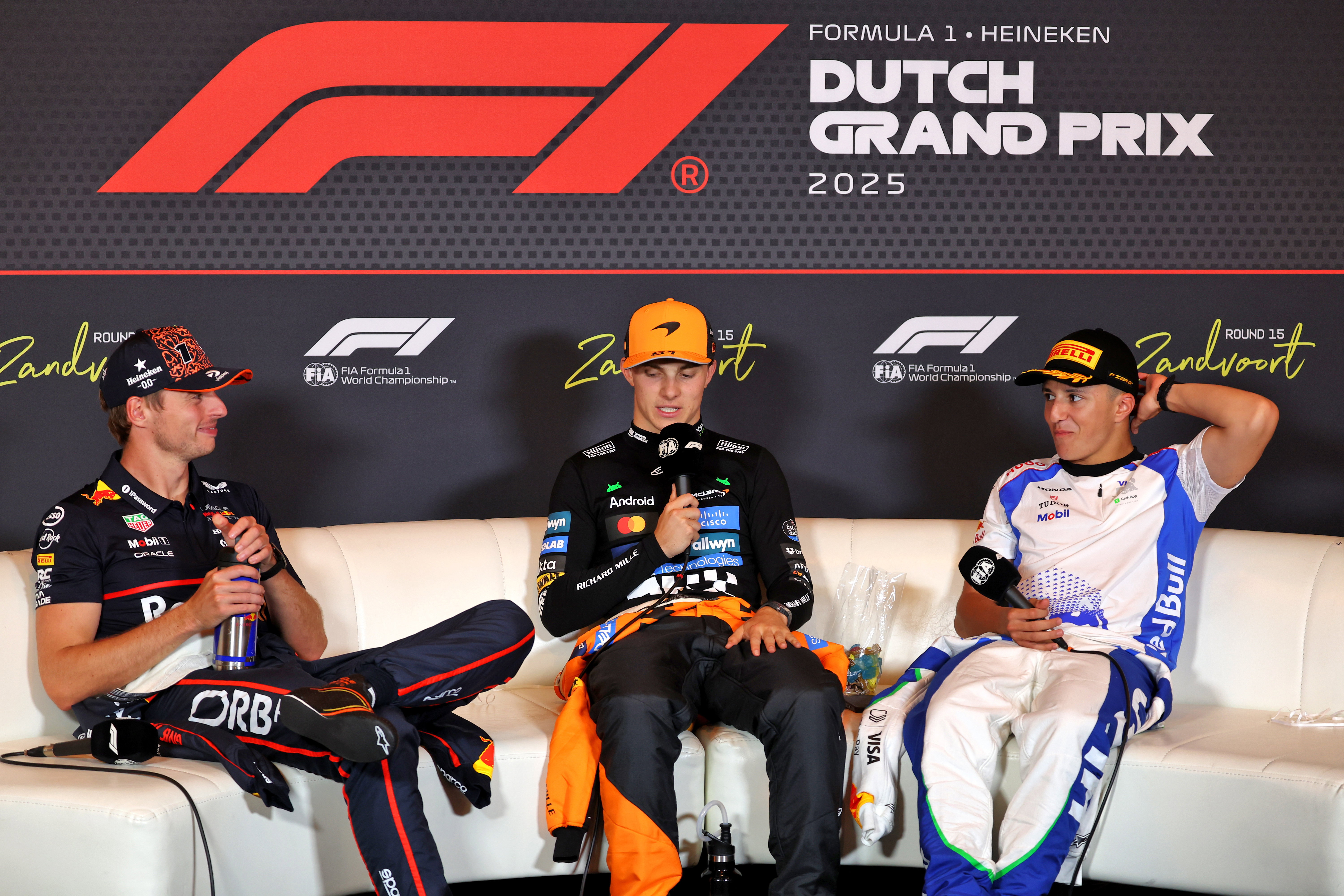Top 3 Presser race Zandvoort
