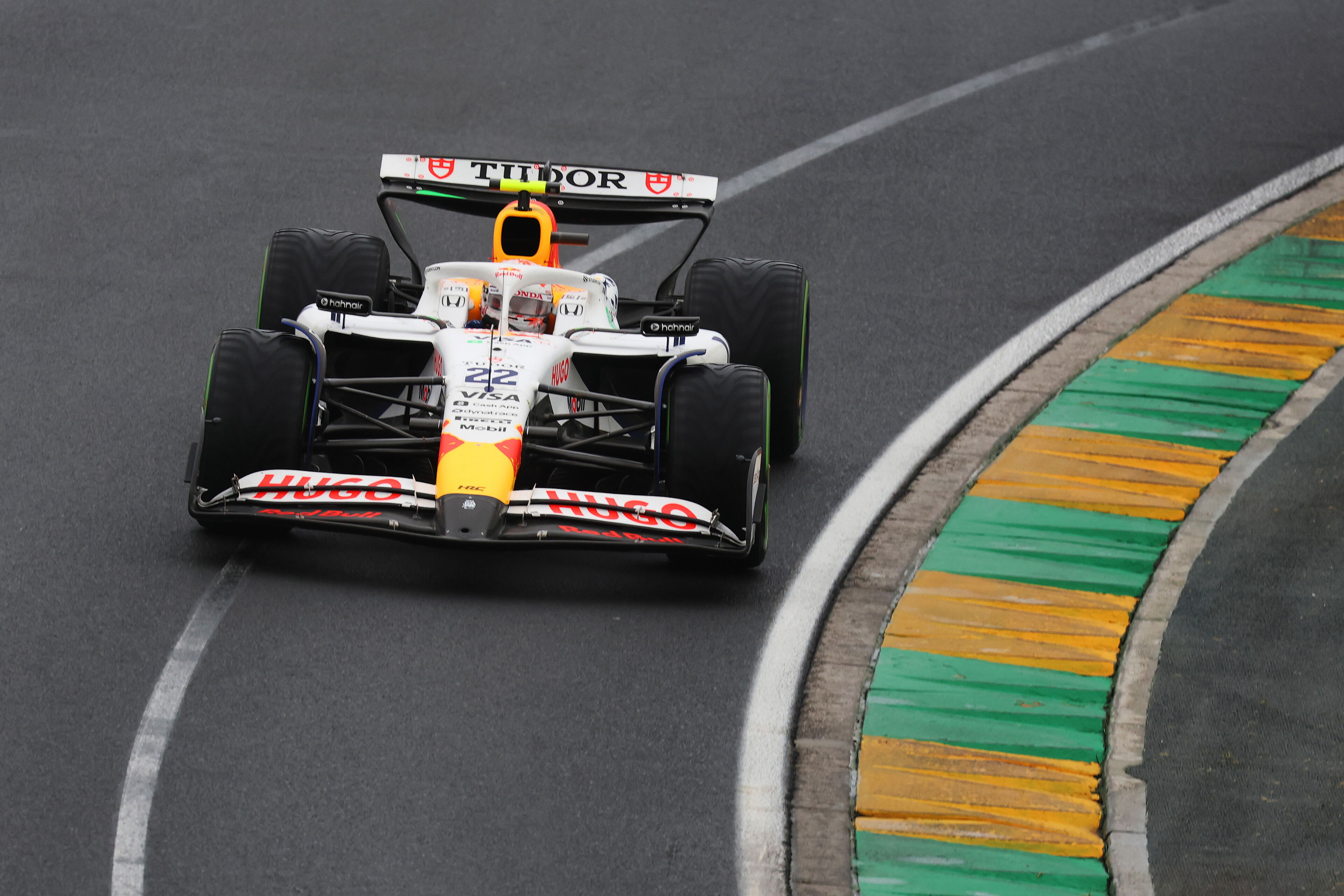 Tsunoda Australia race wet