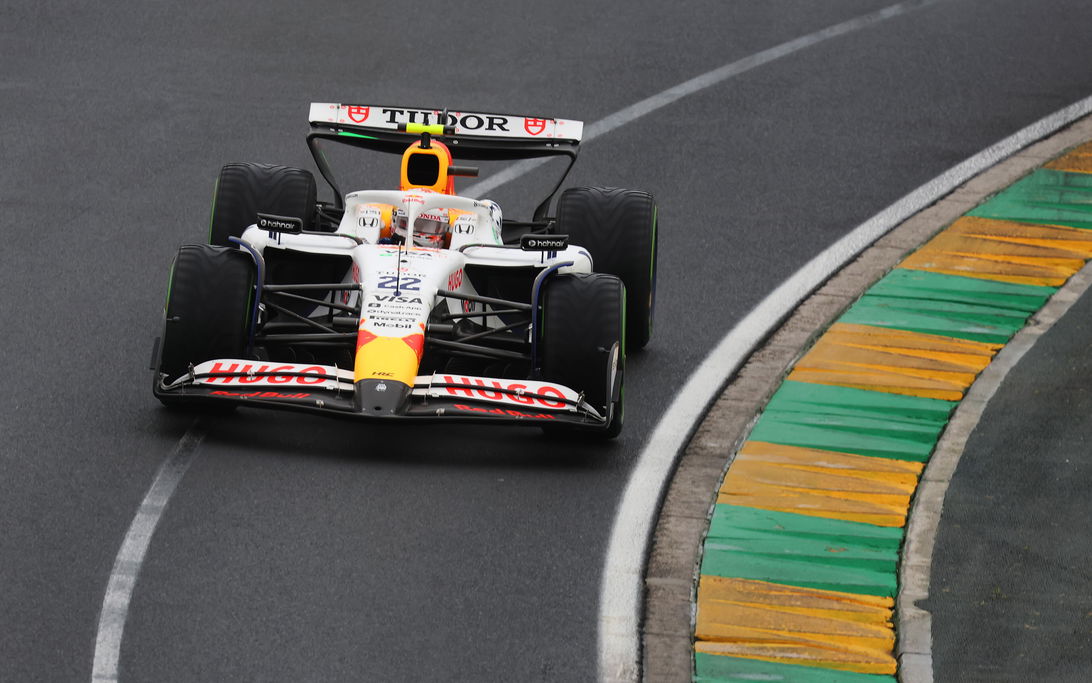 Tsunoda Australia race wet