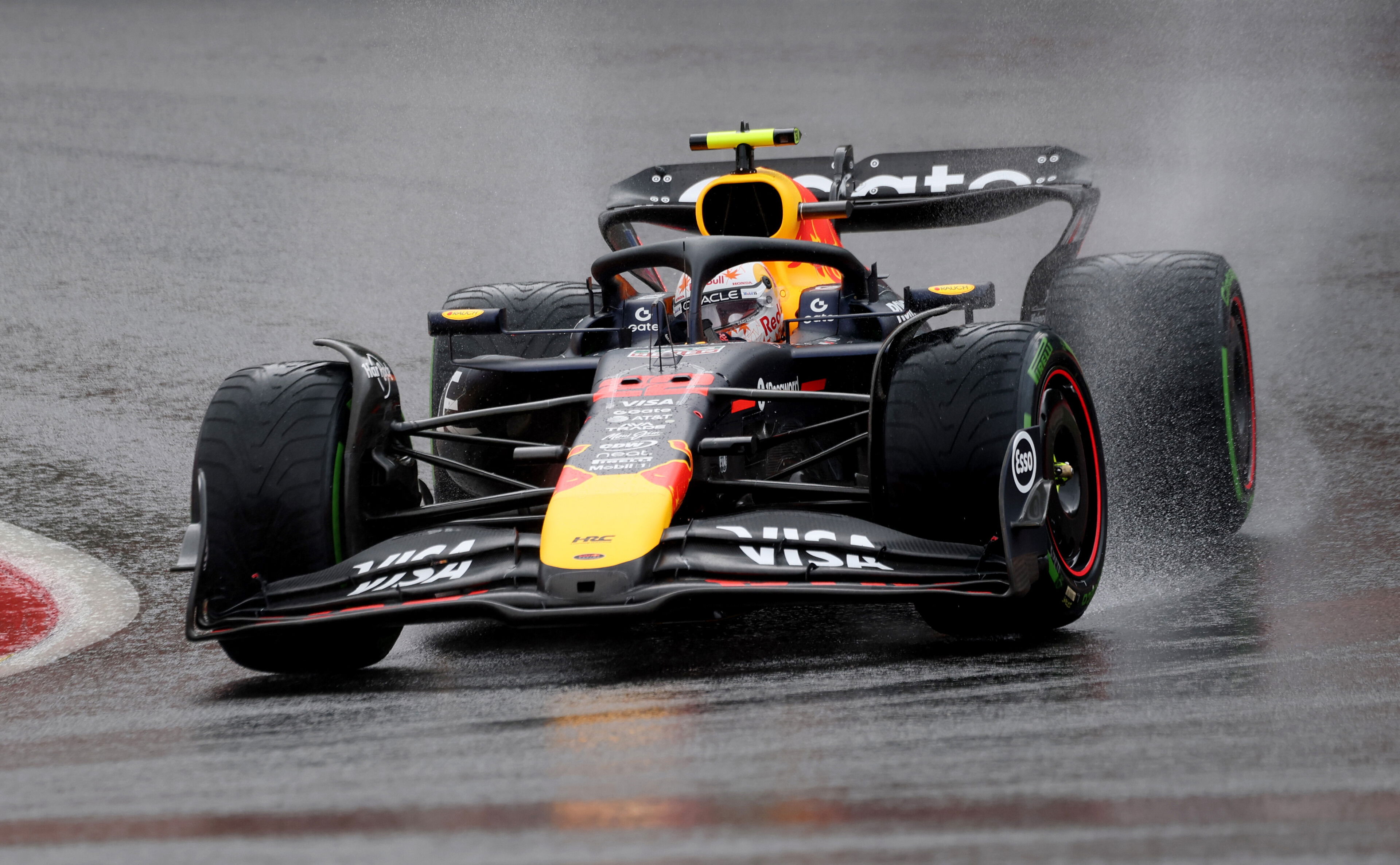 Tsunoda race Belgium wet