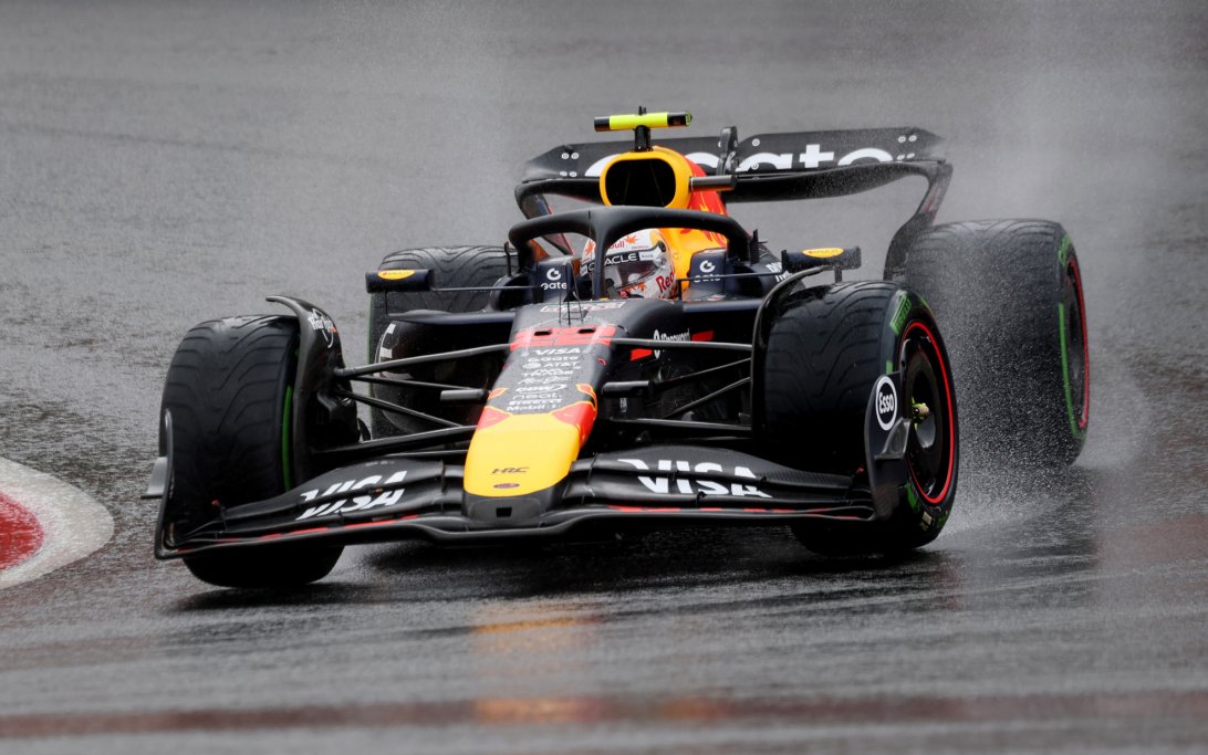 Tsunoda race Belgium wet