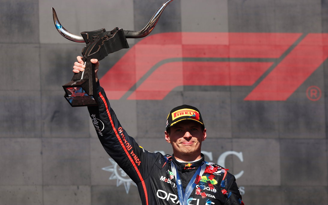 Verstappen US race podium