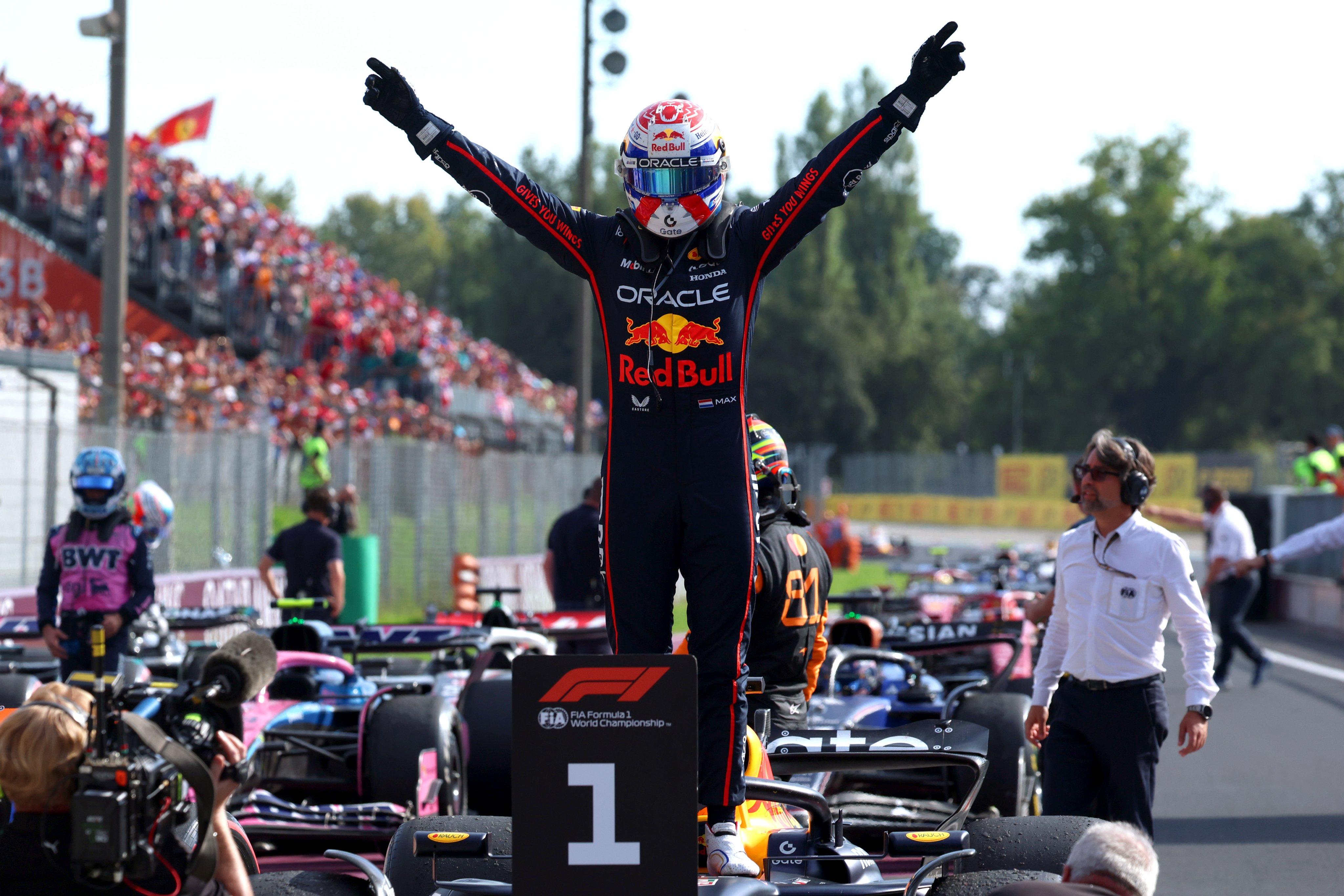 Verstappen win Monza