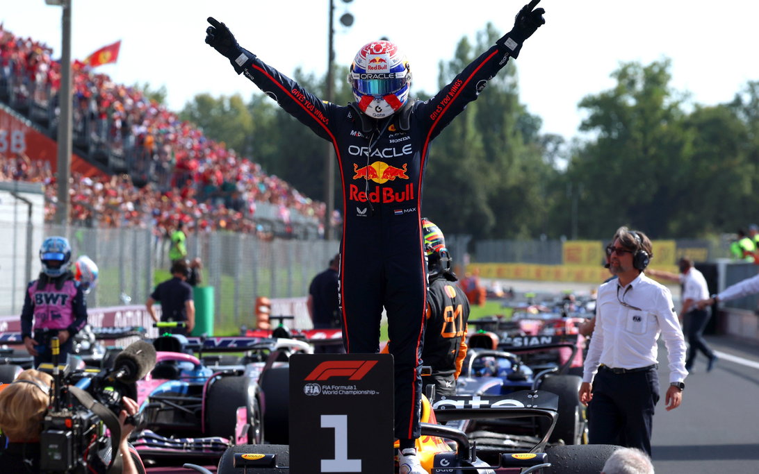 Verstappen win Monza