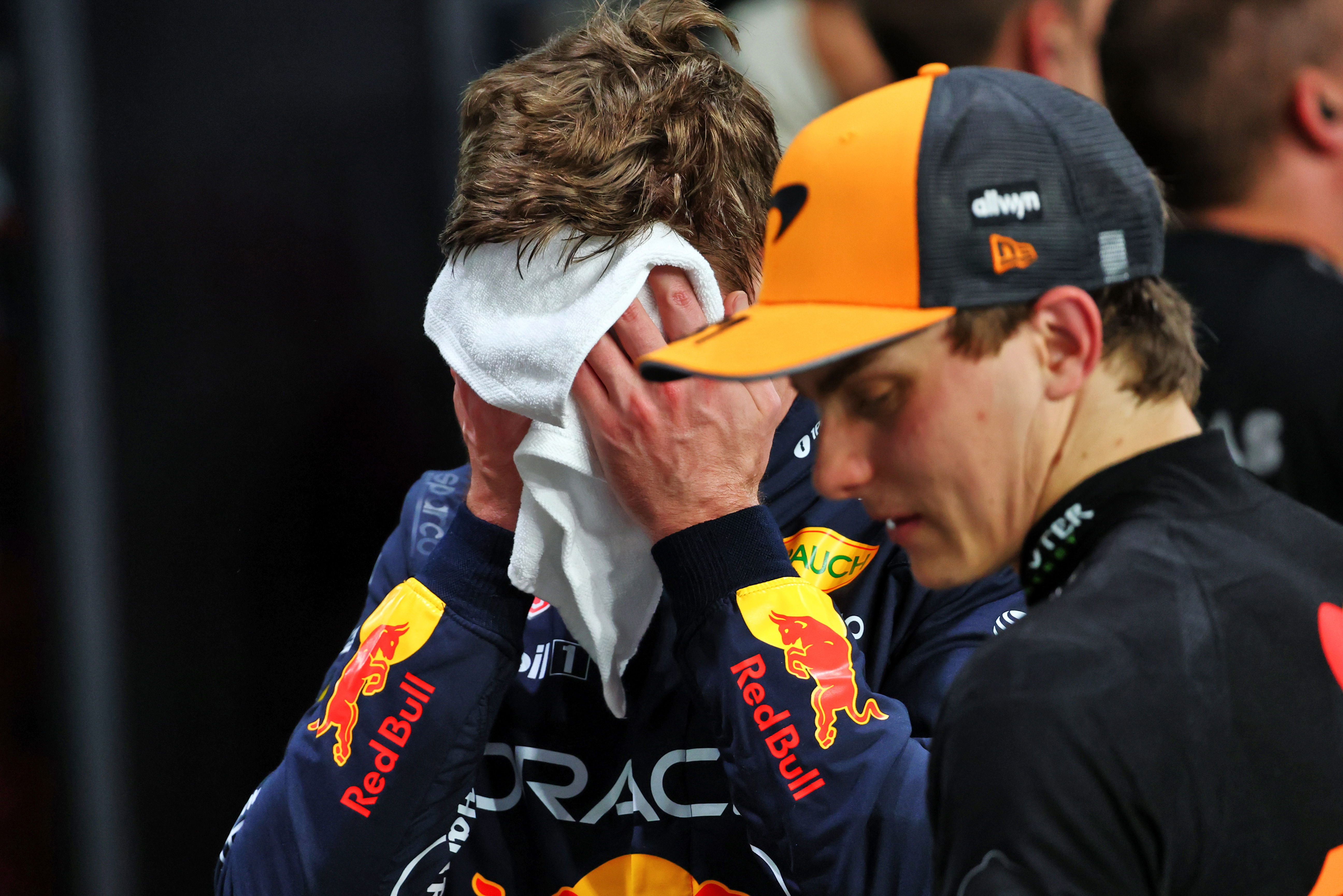 Max Verstappen Oscar Piastri Jeddah