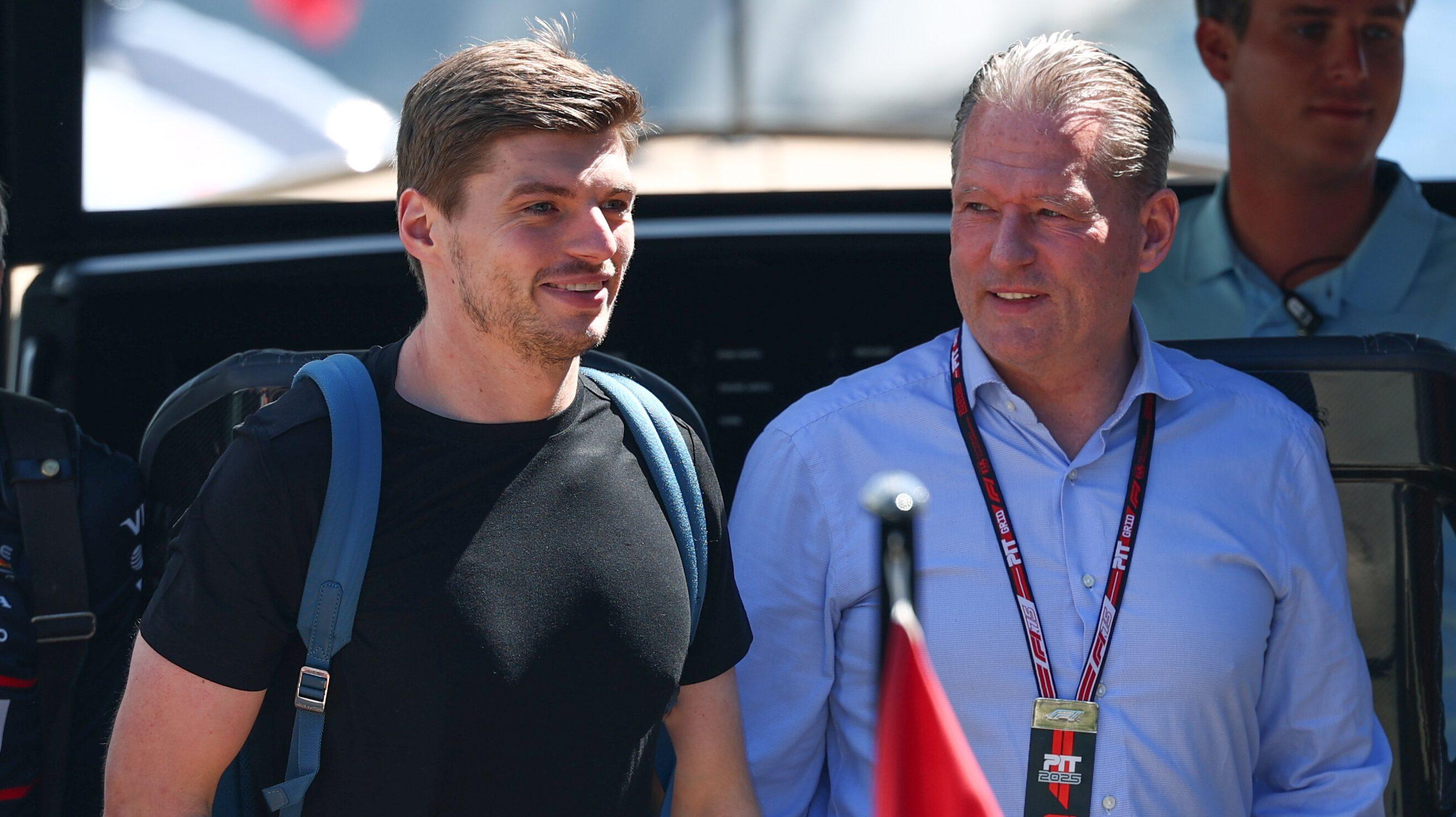 Max Verstappen Jos Verstappen Friday Monaco