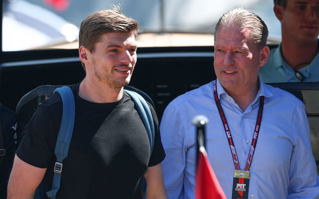 Max Verstappen Jos Verstappen Friday Monaco