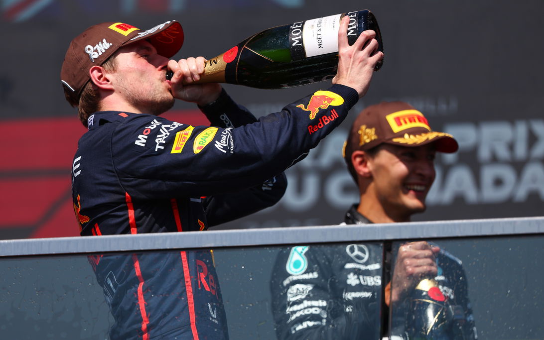 Verstappen Canada podium