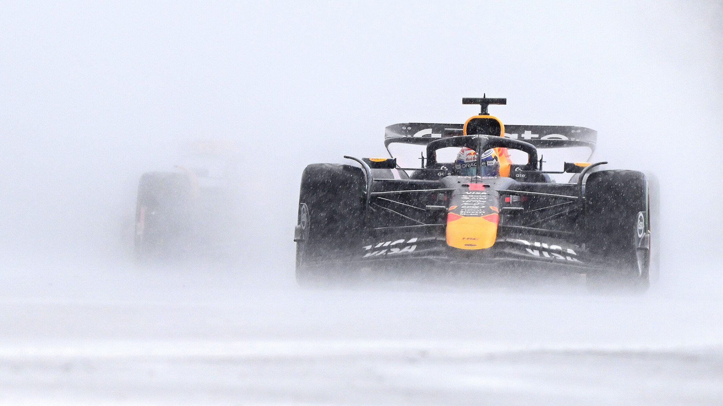 Verstappen Silverstone race wet