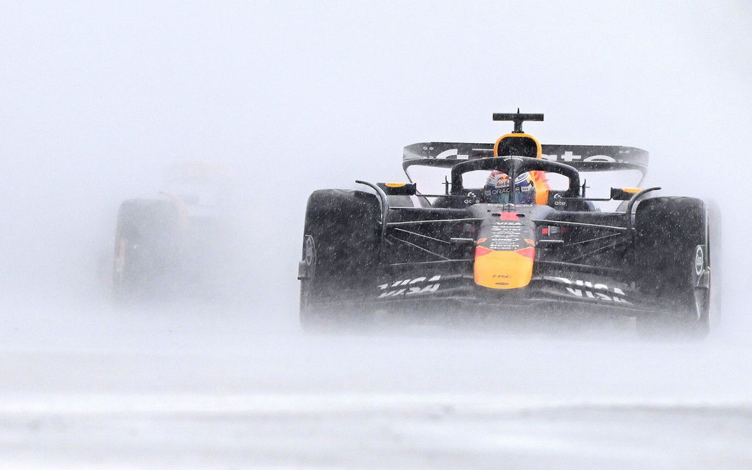 Verstappen Silverstone race wet