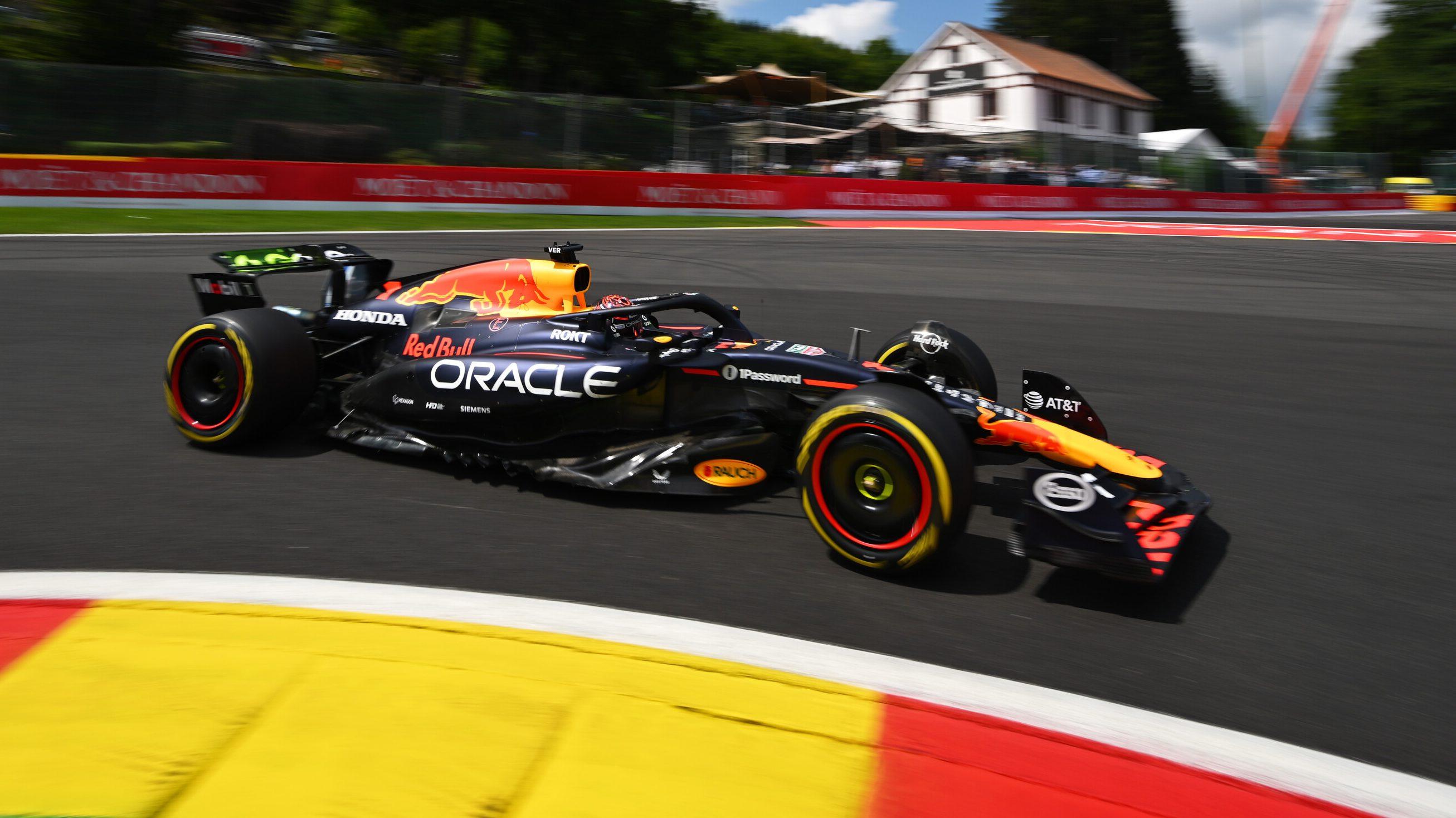 Verstappen Belgium FP1