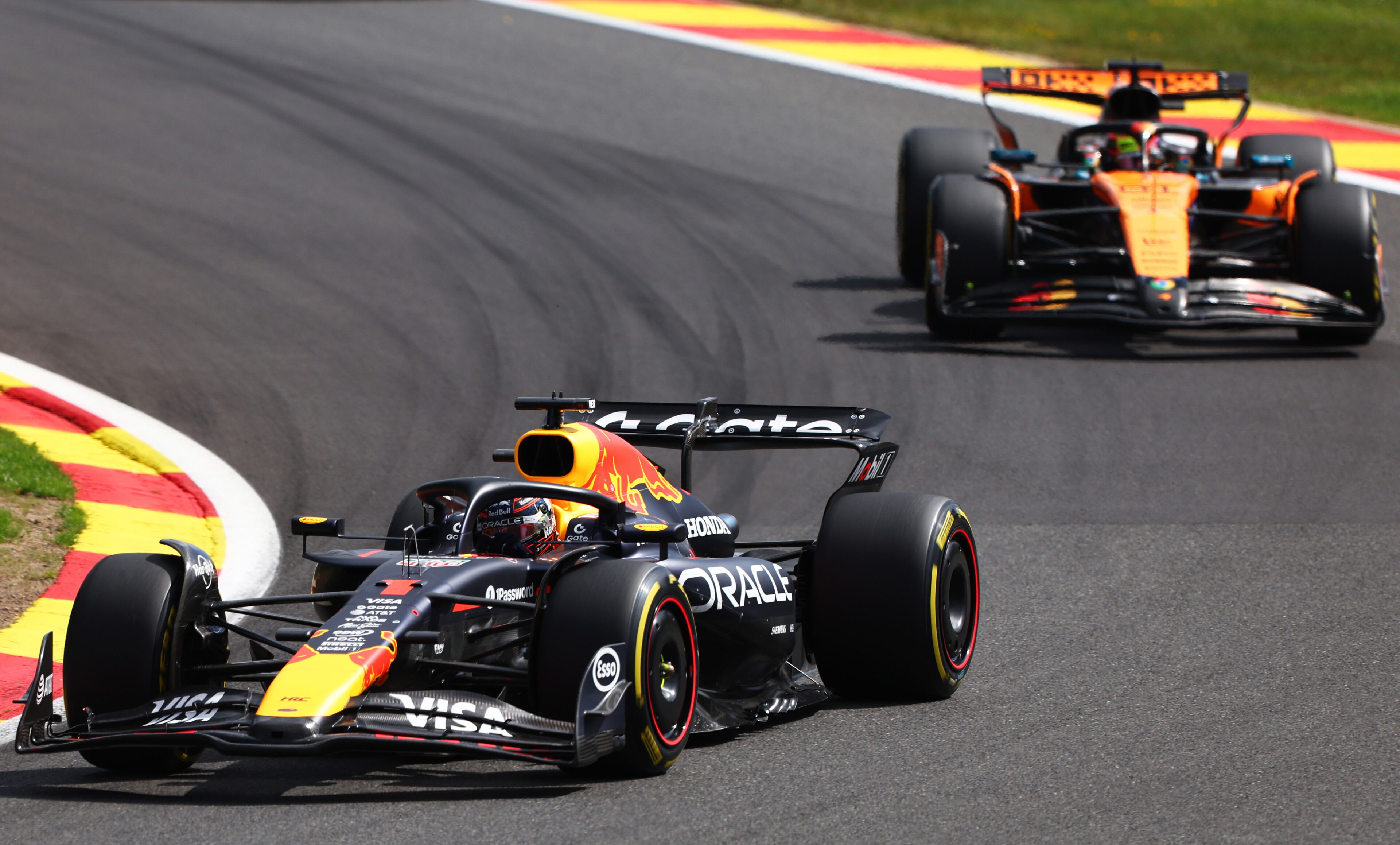 Verstappen Piastri Belgium sprint