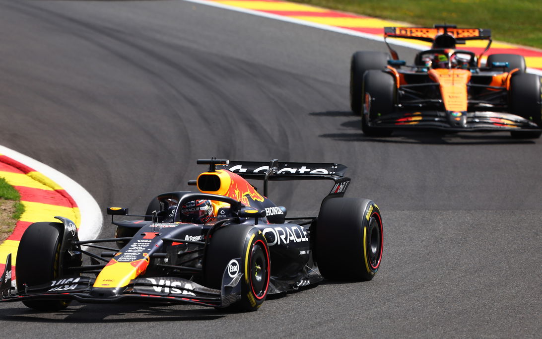 Verstappen Piastri Belgium sprint