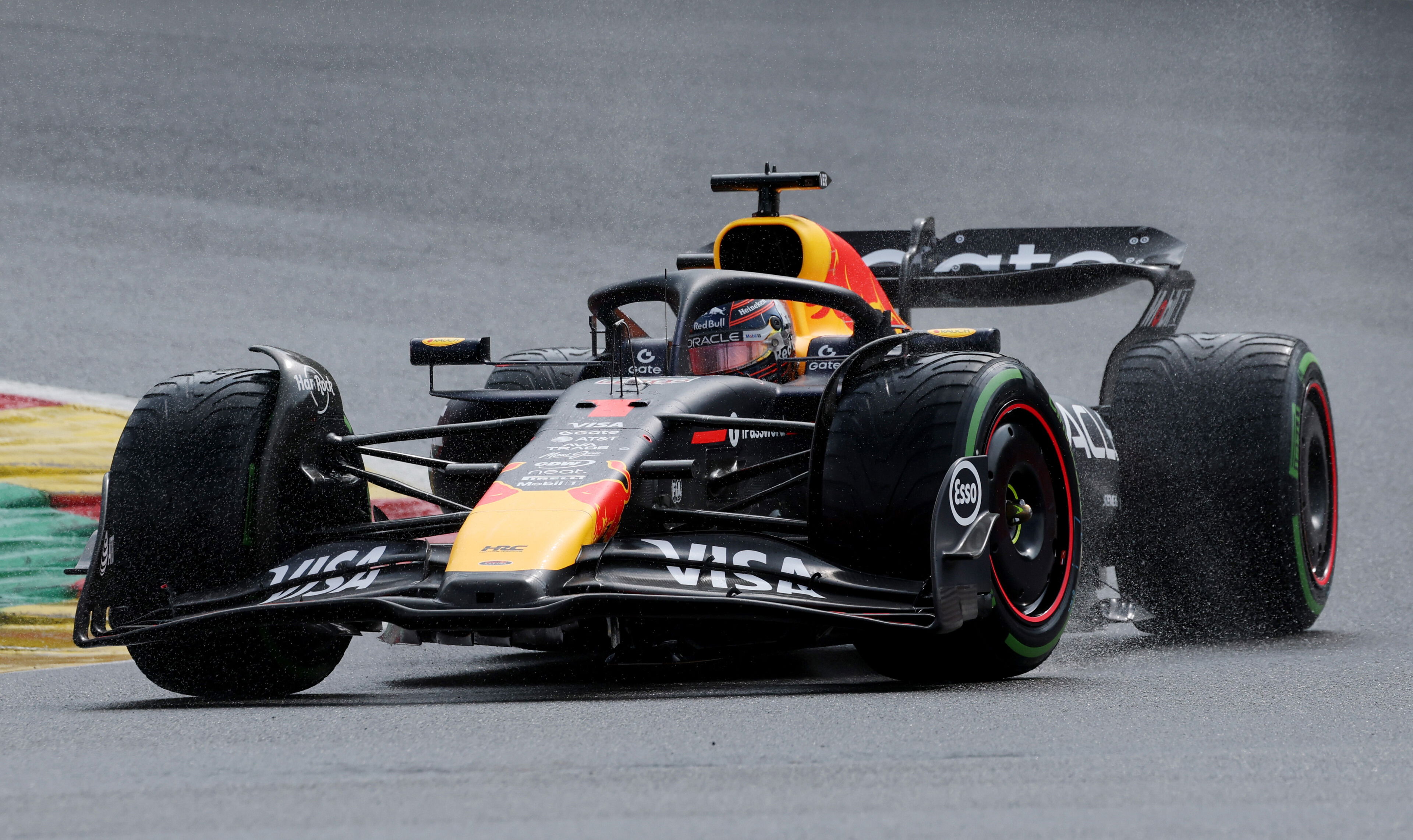 Verstappen race Belgium wet