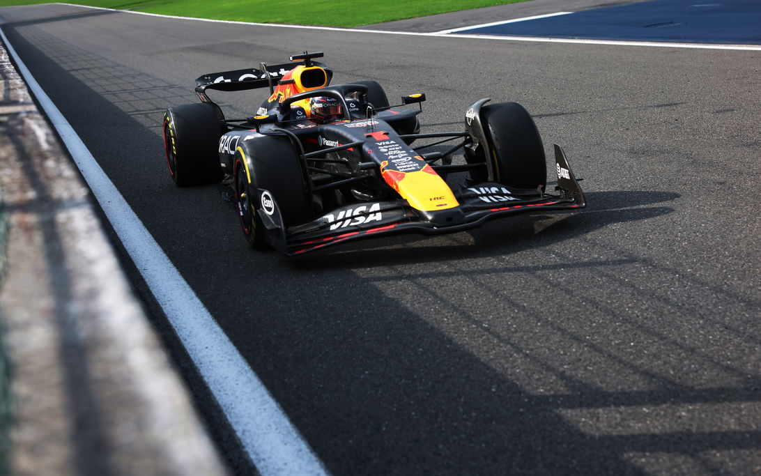 Verstappen race Belgium dry