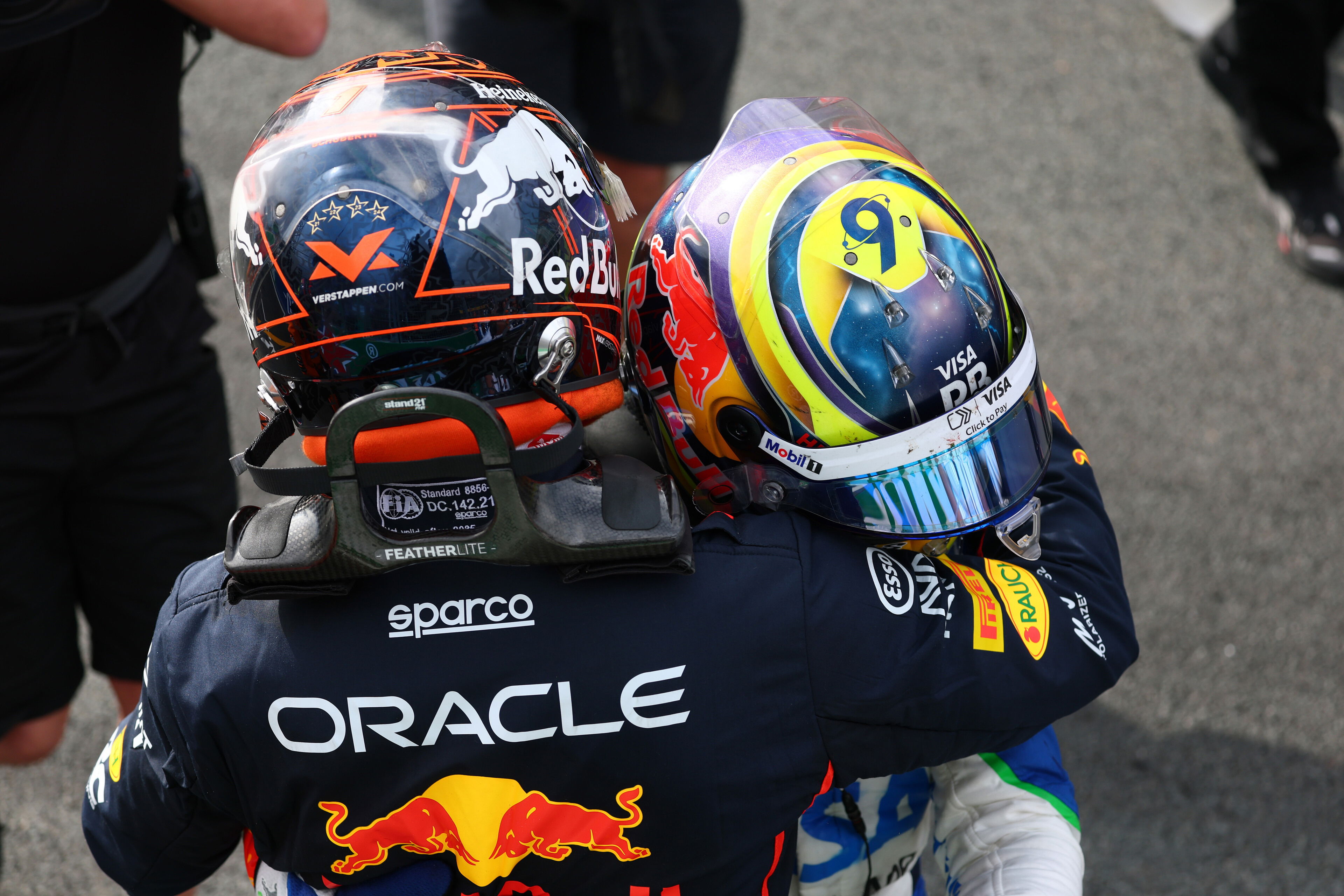 Verstappen Hadjar Zandvoort race