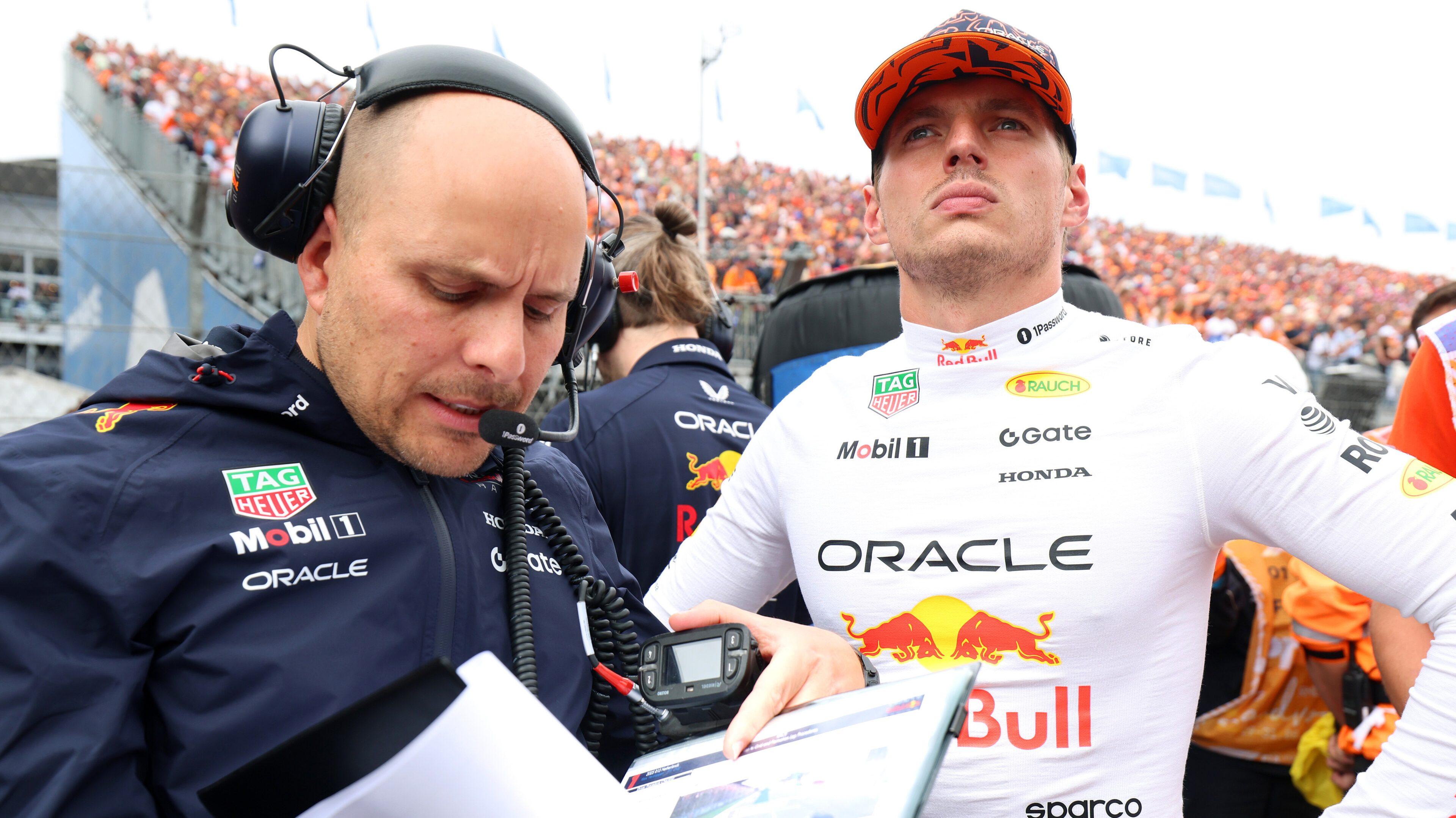 Verstappen Lambiase Zandvoort race