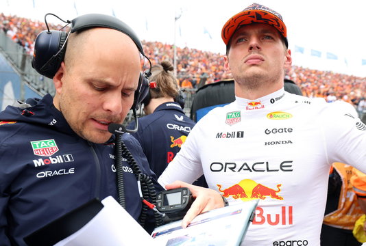 Verstappen Lambiase Zandvoort race
