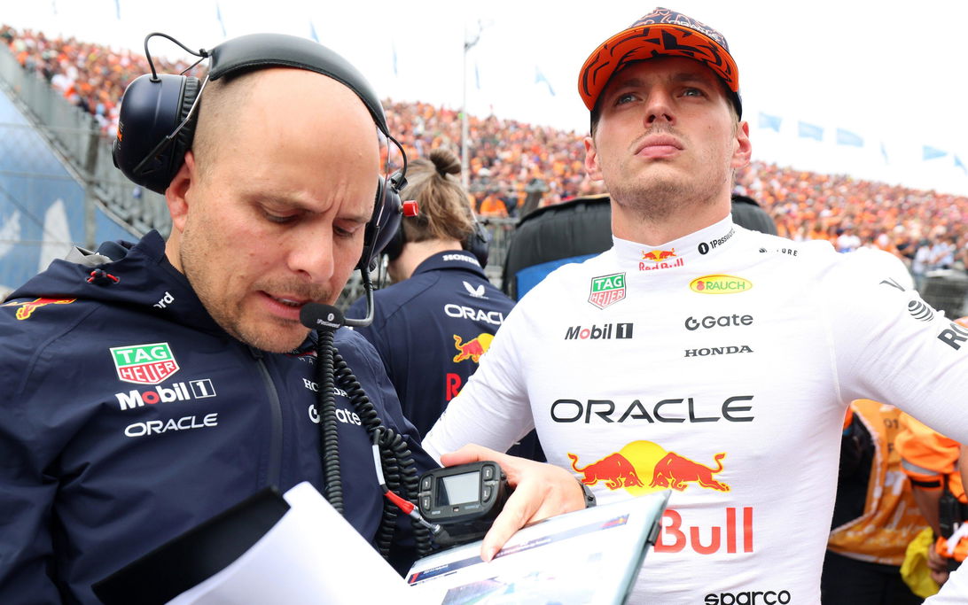 Verstappen Lambiase Zandvoort race