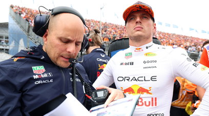 Verstappen Lambiase Zandvoort race