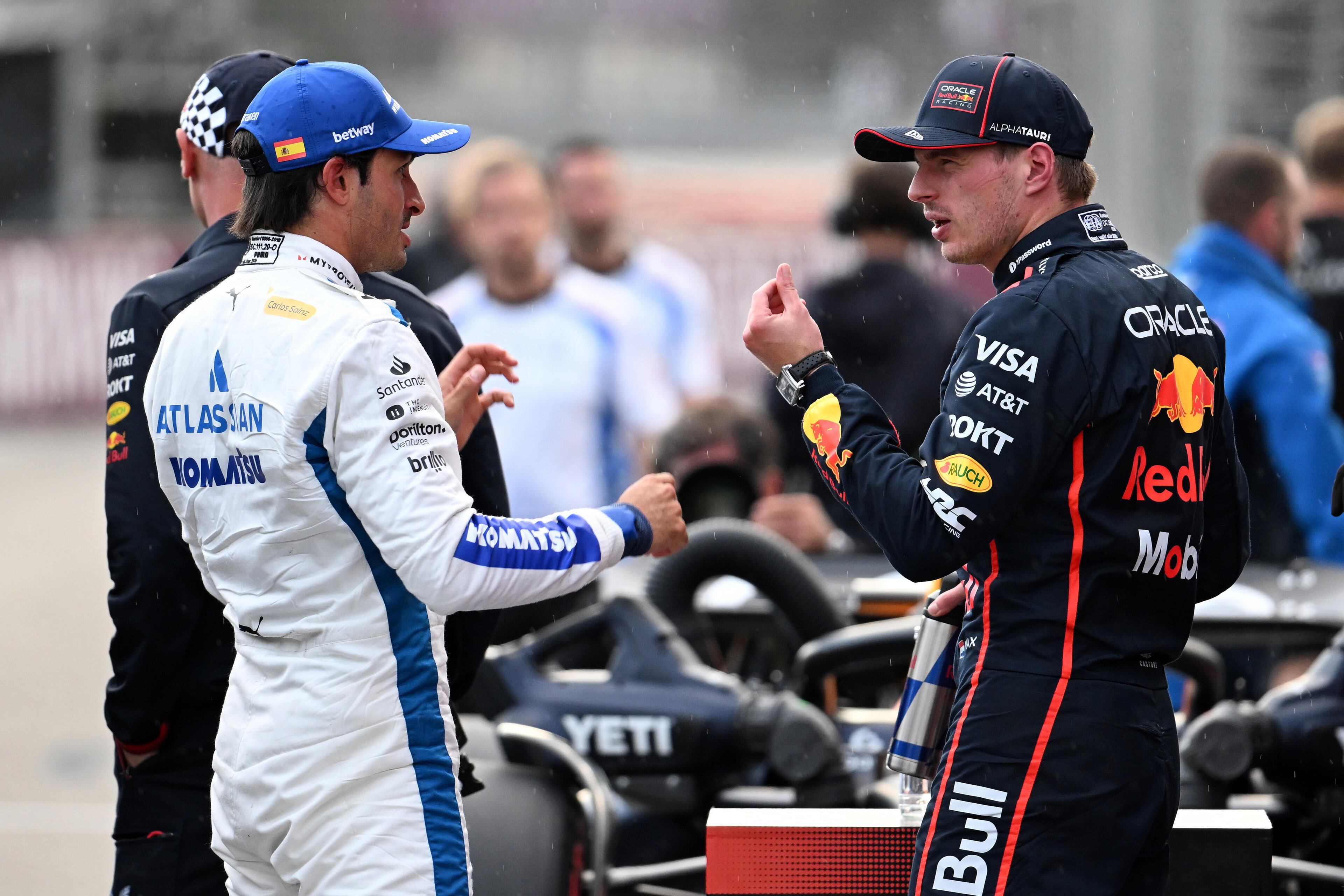 Verstappen Sainz Baku Quali