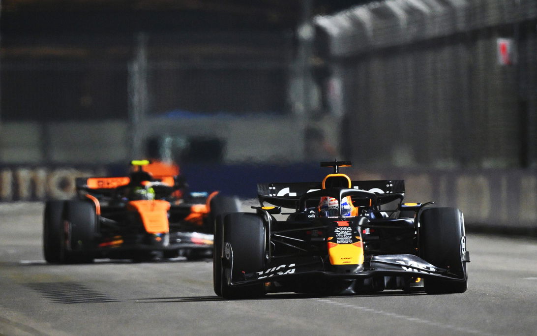 Verstappen Singapore Norris