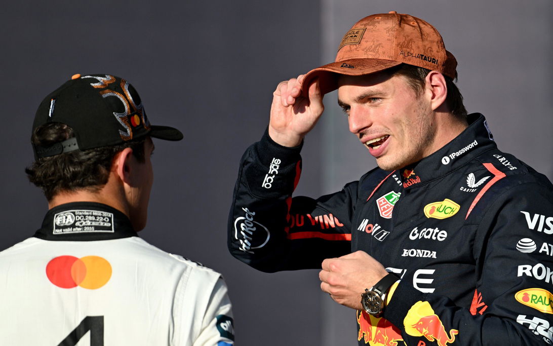 Verstappen Norris post Q Austin