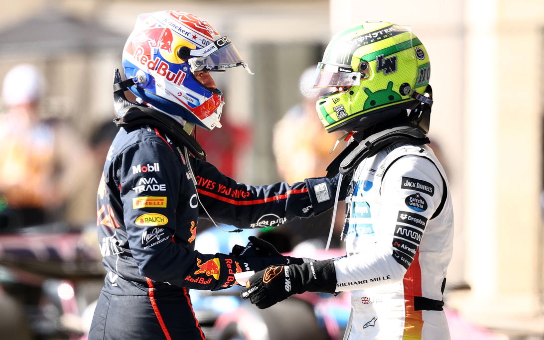 Verstappen Norris Cota Race