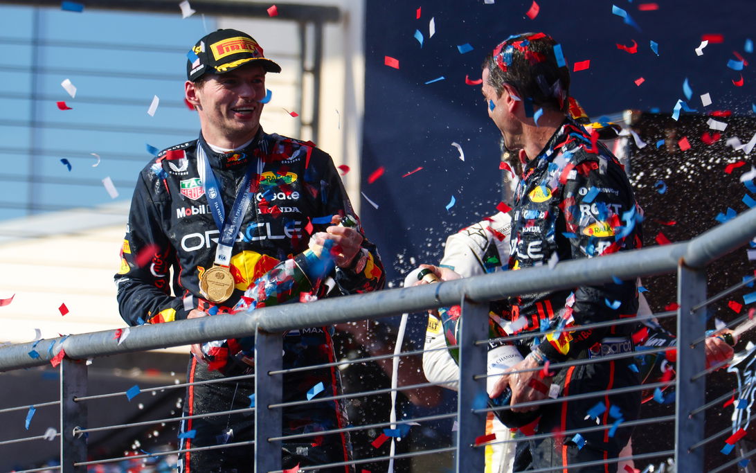 Austin US race podium