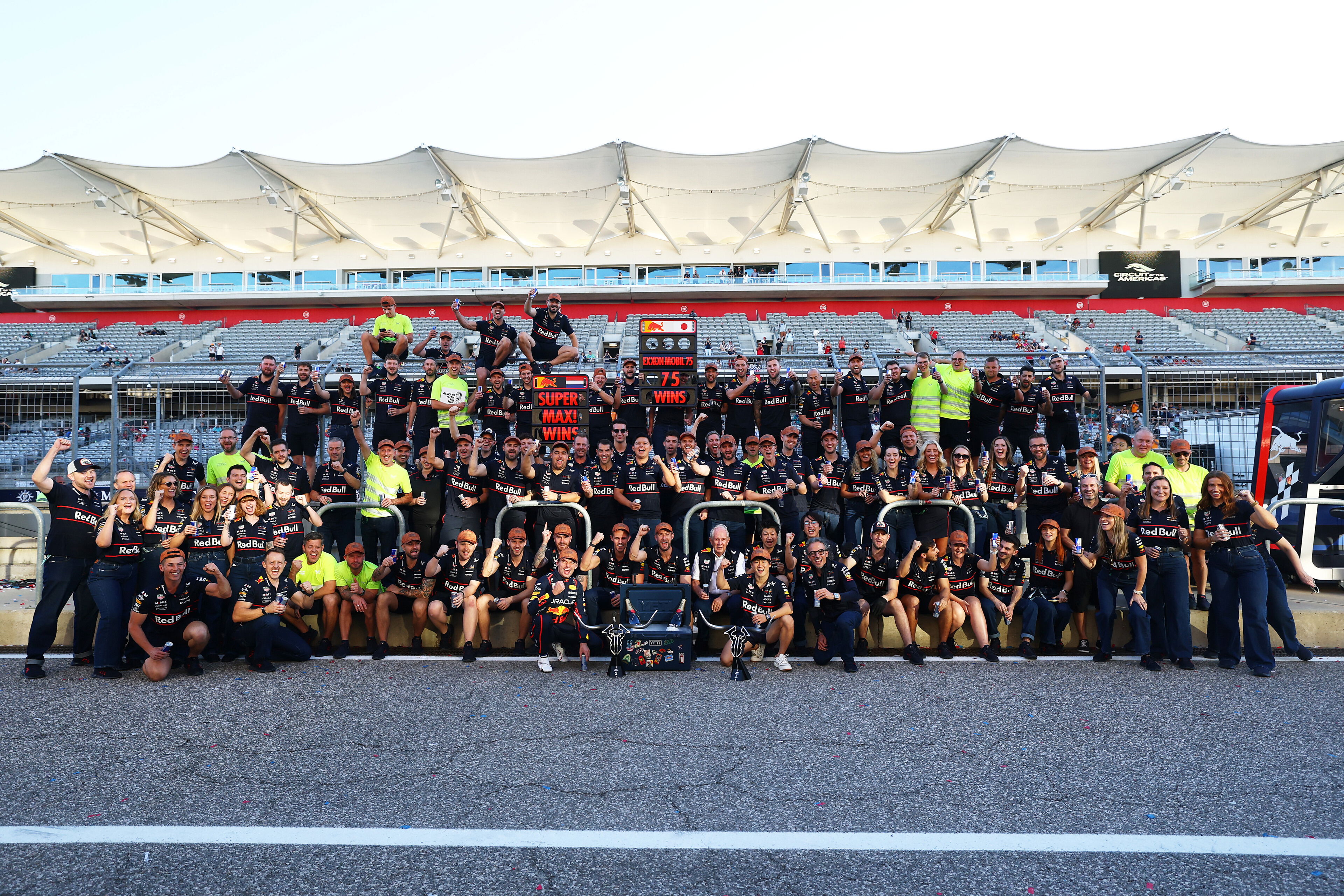 Red Bull after win Verstappen Austin