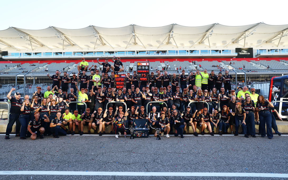 Red Bull after win Verstappen Austin