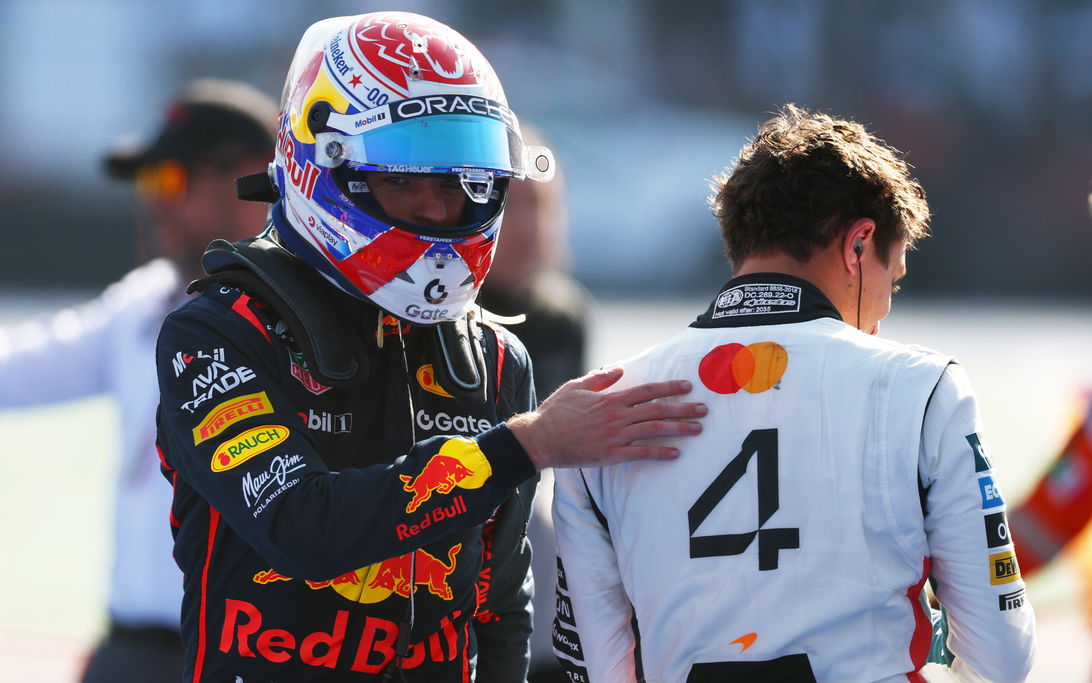 Verstappen Norris Mexico race